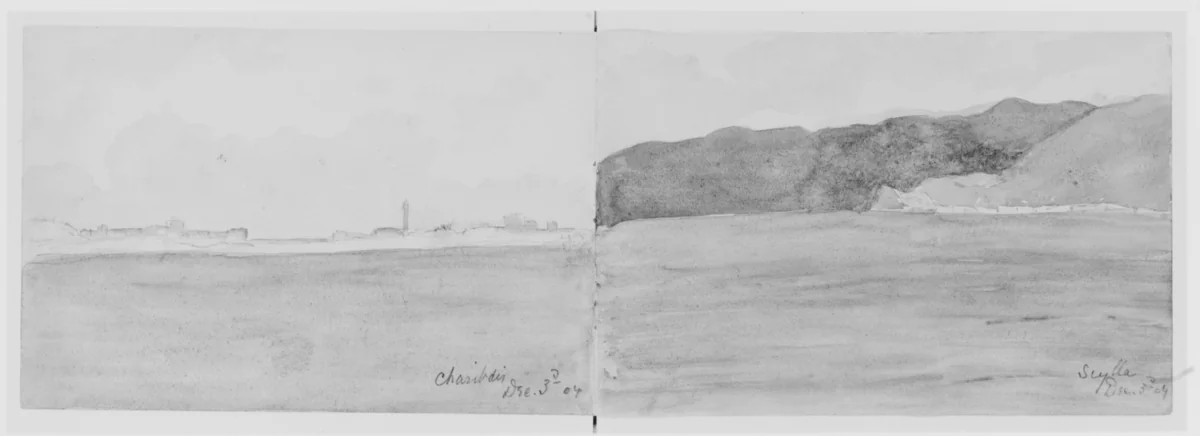 Charibdis, 1904 (from Sketchbook) by Mary Newbold Sargent, artwork, 1904
