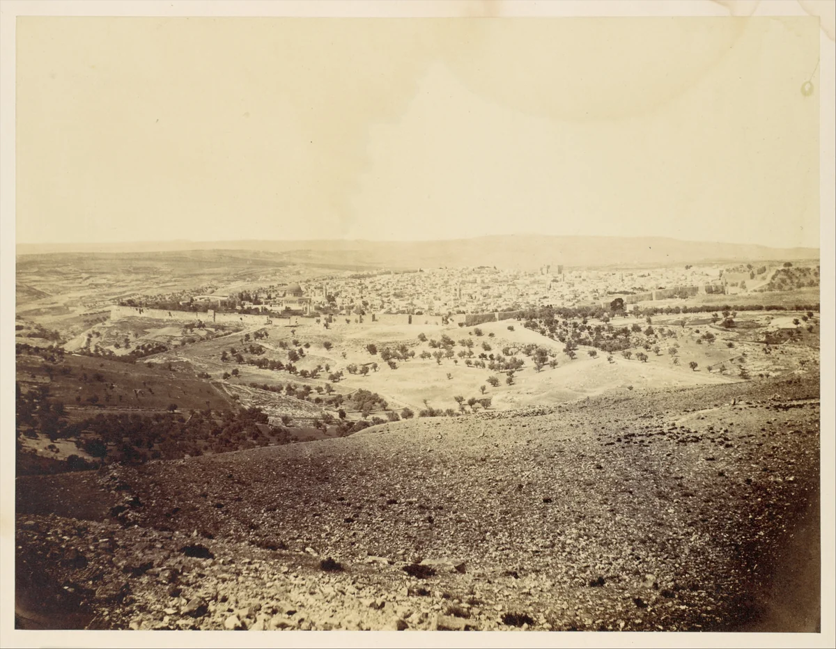 [Jerusalem] by John Anthony, photograph, 1860-1869