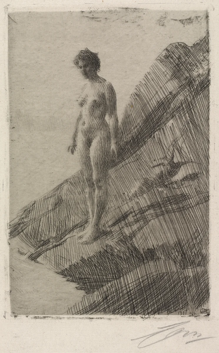 Edö by Anders Zorn, print, 1907