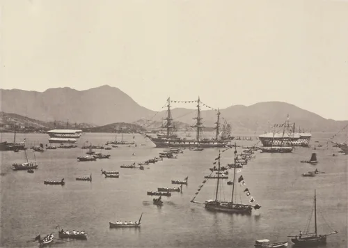 The Harbour, Hong-Kong by John Thomson, photograph, 1873