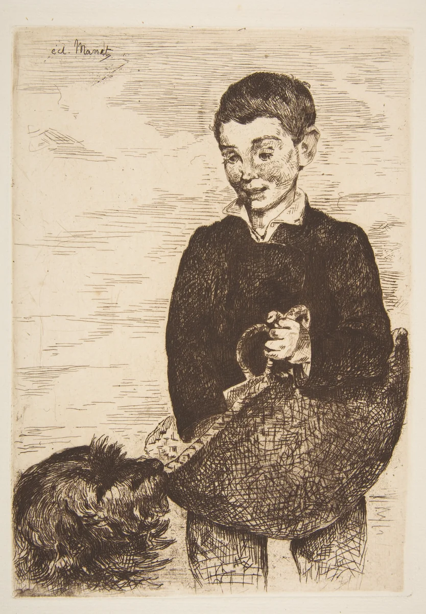 The Urchin by Edouard Manet, print, 1861-1862