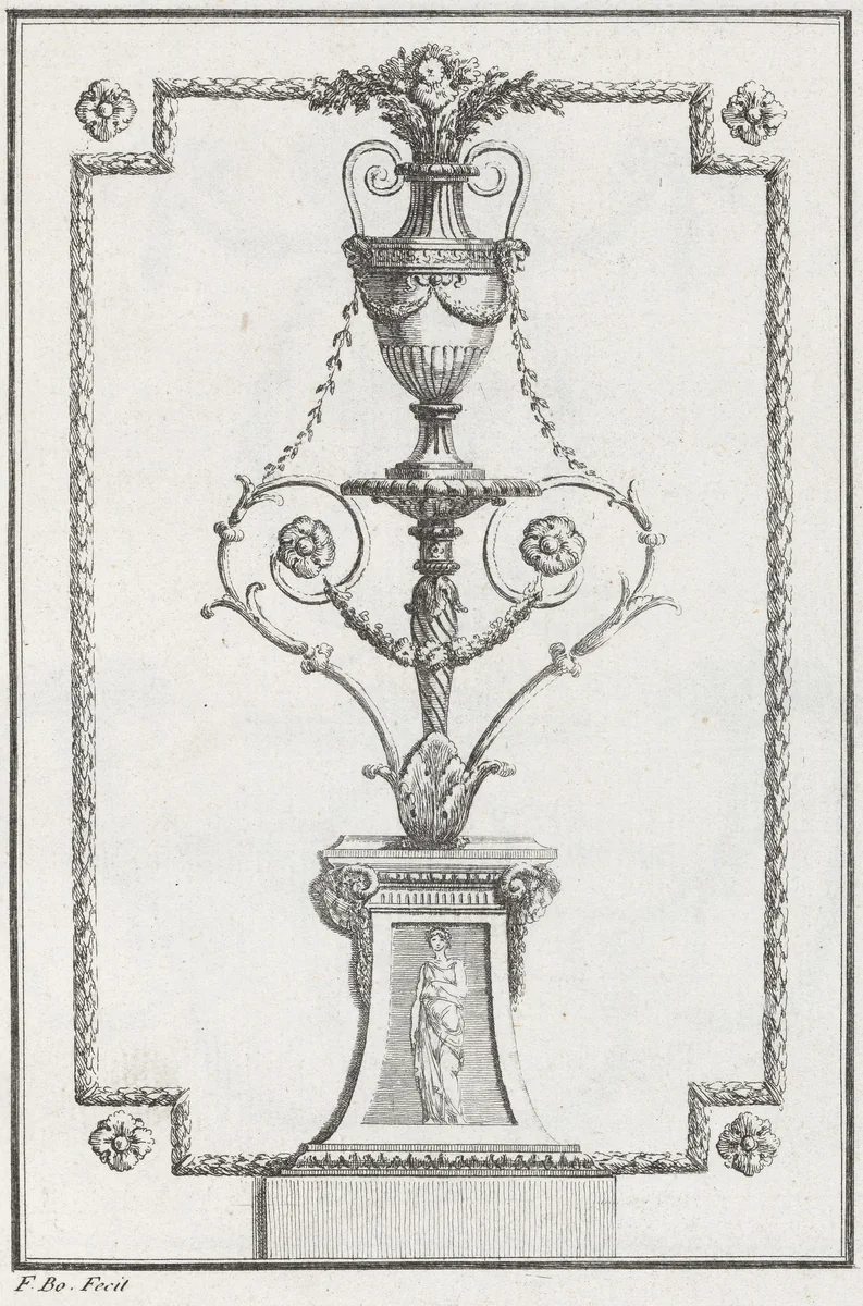 VIIIe Cahier d'Arabesques by Juste Nathan Boucher, book, 1770-1790