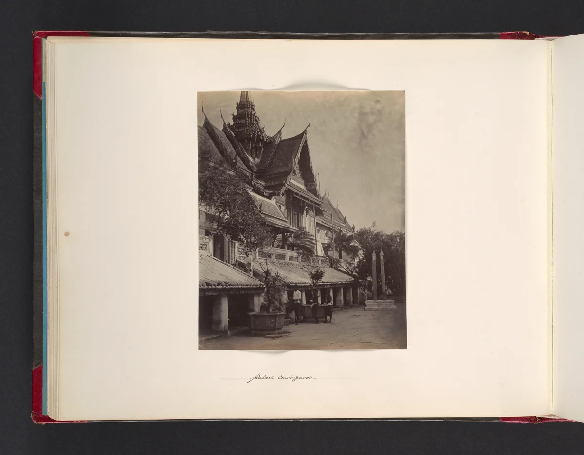 Palace Courtyard by John Thomson, photograph, 1865