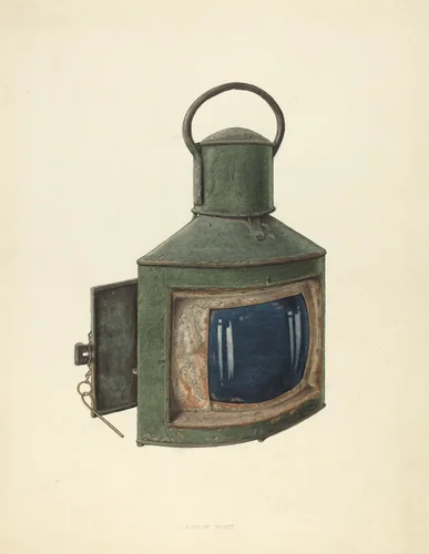 Starboard Light by Eugene Bartz, index of american design, 1935-1942