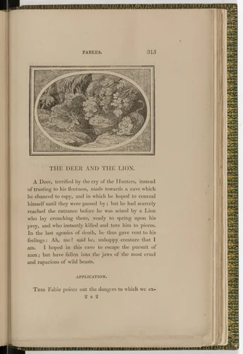 Headpiece (page 315) from The Fables of Aesop by Thomas Bewick, illustrated book, 1818