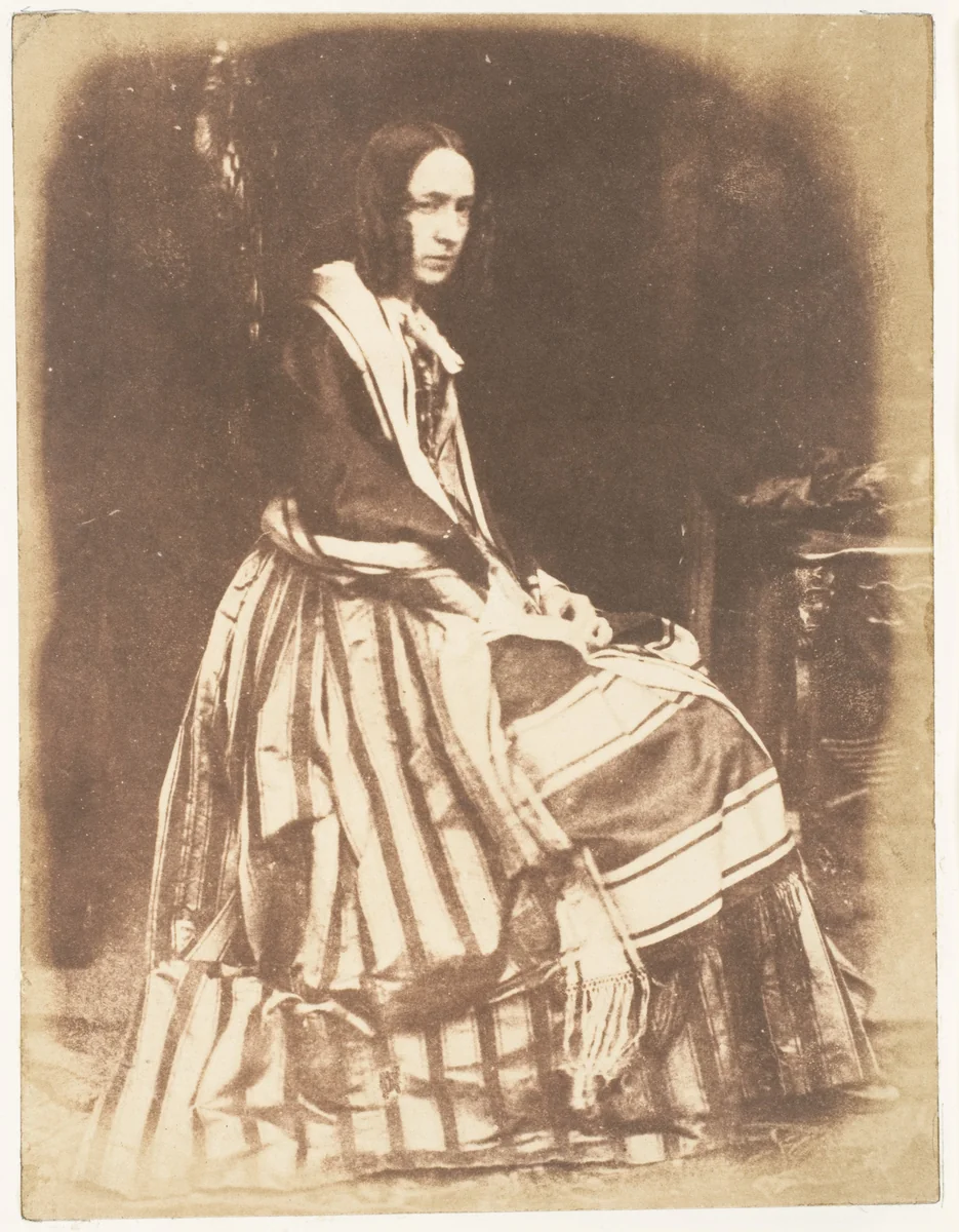 Mrs. Marian Murray, Lady Stair by Hill and Adamson, photograph, 1843-1847