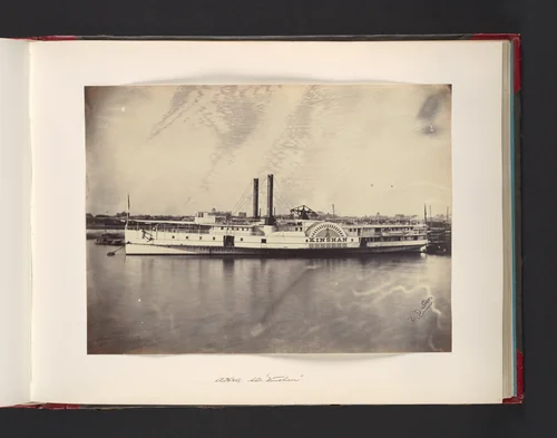 Augustine Heard & Co. Steamer "Kinshan" by Sylvester Dutton, photograph, 1865