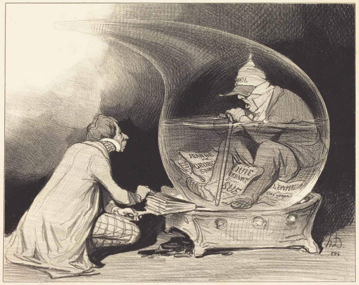 Le Rajeunissement du Constitutionnel by Honoré Daumier, print, 1844