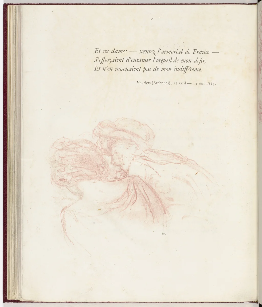 In-text plate (page 80) from Parallèlement (In Parallel) by Pierre Bonnard, illustrated book, 1900