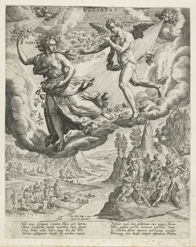 Westenwind by Unknown, print, 1560-1600