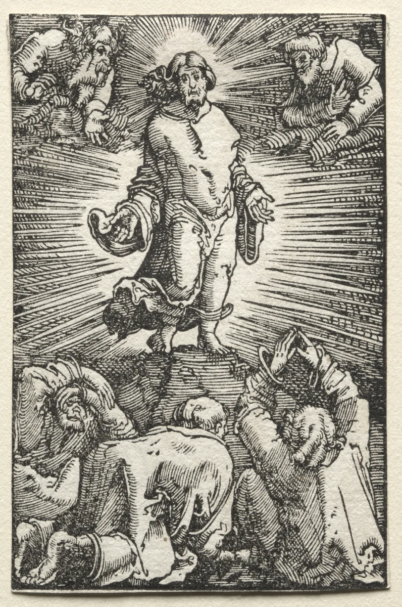 The Fall and Redemption of Man: The Transfiguration by Albrecht Altdorfer, print, 1510-1520