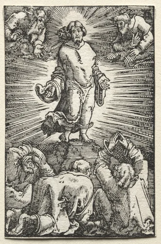 The Fall and Redemption of Man: The Transfiguration by Albrecht Altdorfer, print, 1510-1520