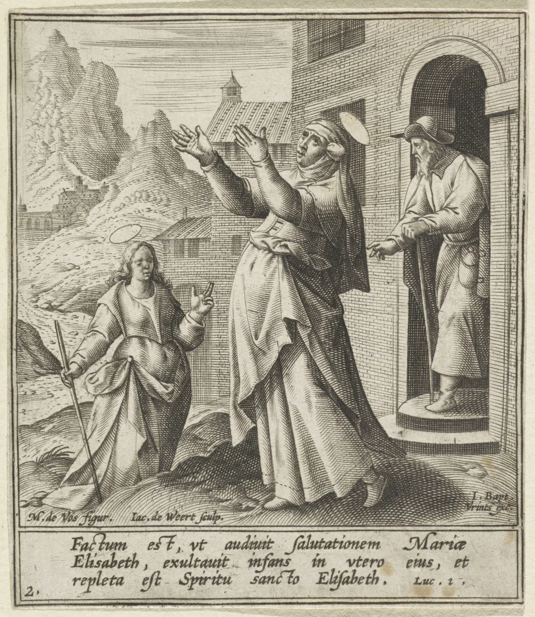 Visitatie by Unknown, print, 1580-1600