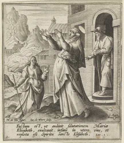 Visitatie by Unknown, print, 1580-1600