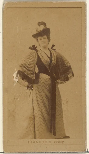 Blanche C. Ford, from the Actors and Actresses series (N145-8) issued by Duke Sons & Co. to promote Duke Cigarettes by W. Duke, Sons & Co., photograph, 1890-1895