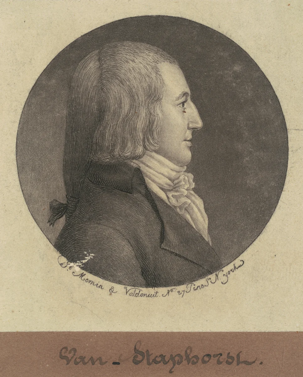 Van Staphorst by Charles B. J. Févret de Saint-Mémin, print, 1796-1797