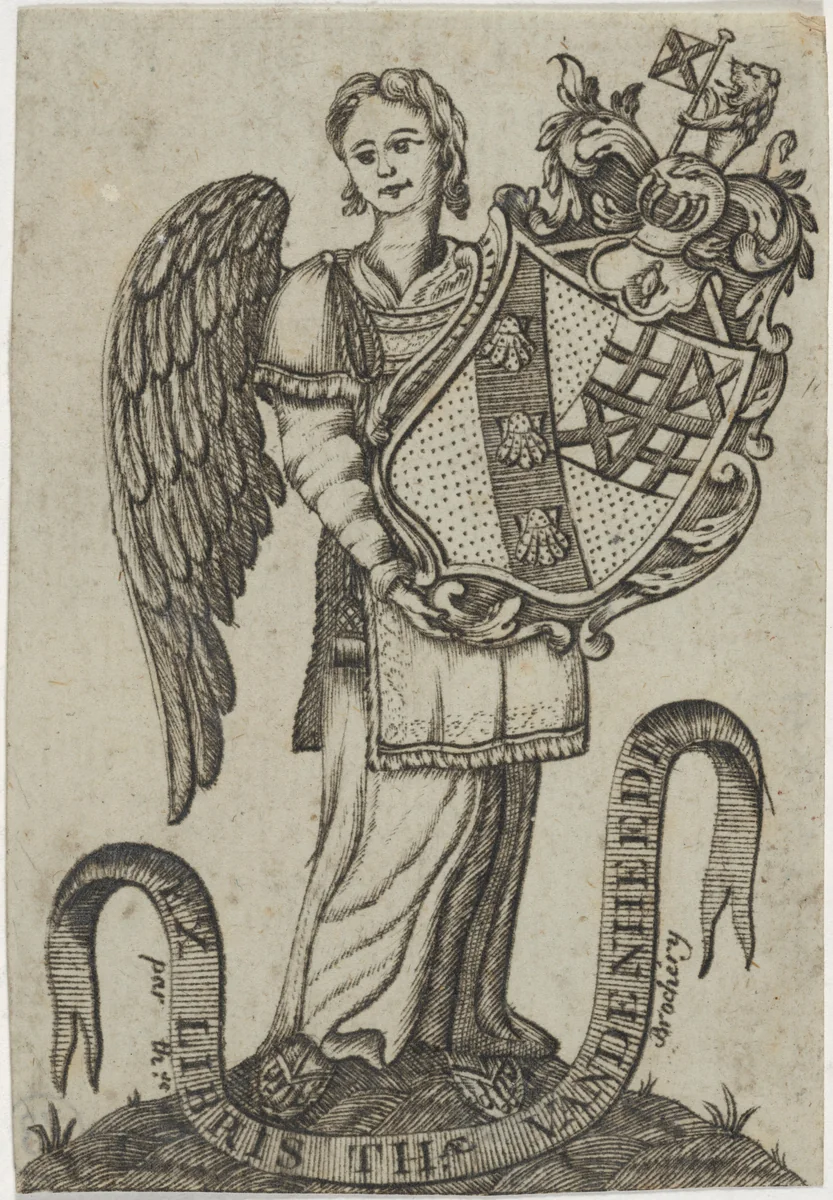 Ex Libris Th. Vandenheede by Brochery, print