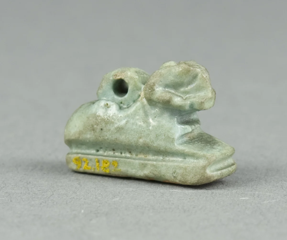 Amulet of a Recumbent Ram by Egyptian, metalwork, -1069--332