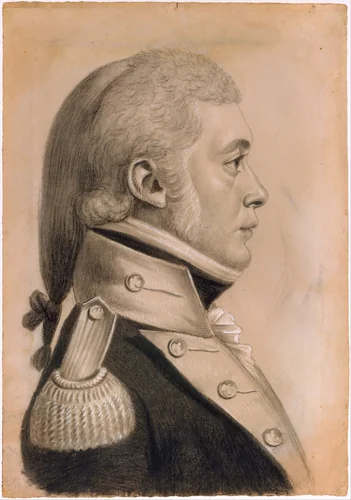 Dyer Sharp Wynkoop by Charles Balthazar Julien Févret de Saint-Mémin, artwork, 1800