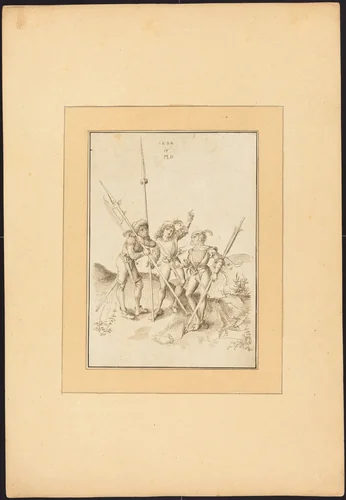 Three Lansquenets by Maria Catharina Prestel, portfolio, 1780