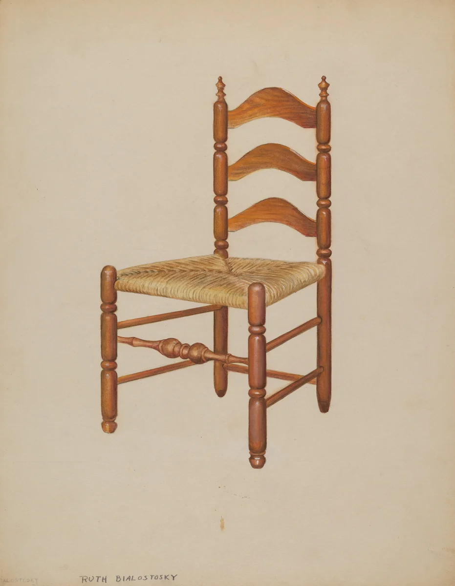 Side Chair by Ruth Bialostosky, index of american design, 1937
