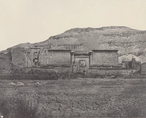 Médinet Habou, Vue Générale des Ruines by Maxime Du Camp, photograph, 1849