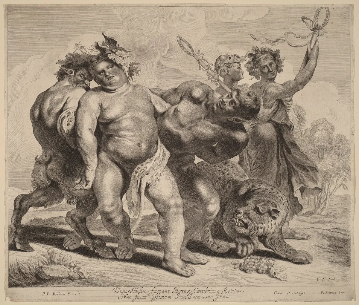Drunkenness of Bacchus by Jonas Suyderhoff
Sir Peter Paul Rubens
Pieter Claesz Soutman, print, 1613-1686