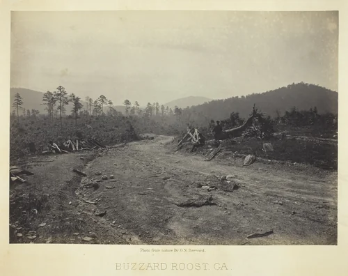 Buzzard Roost, GA by George Barnard, photograph, 1866