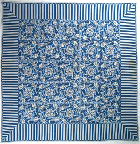 Tablecloth by Josef Hoffmann, Berthold Löffler, design, 1905