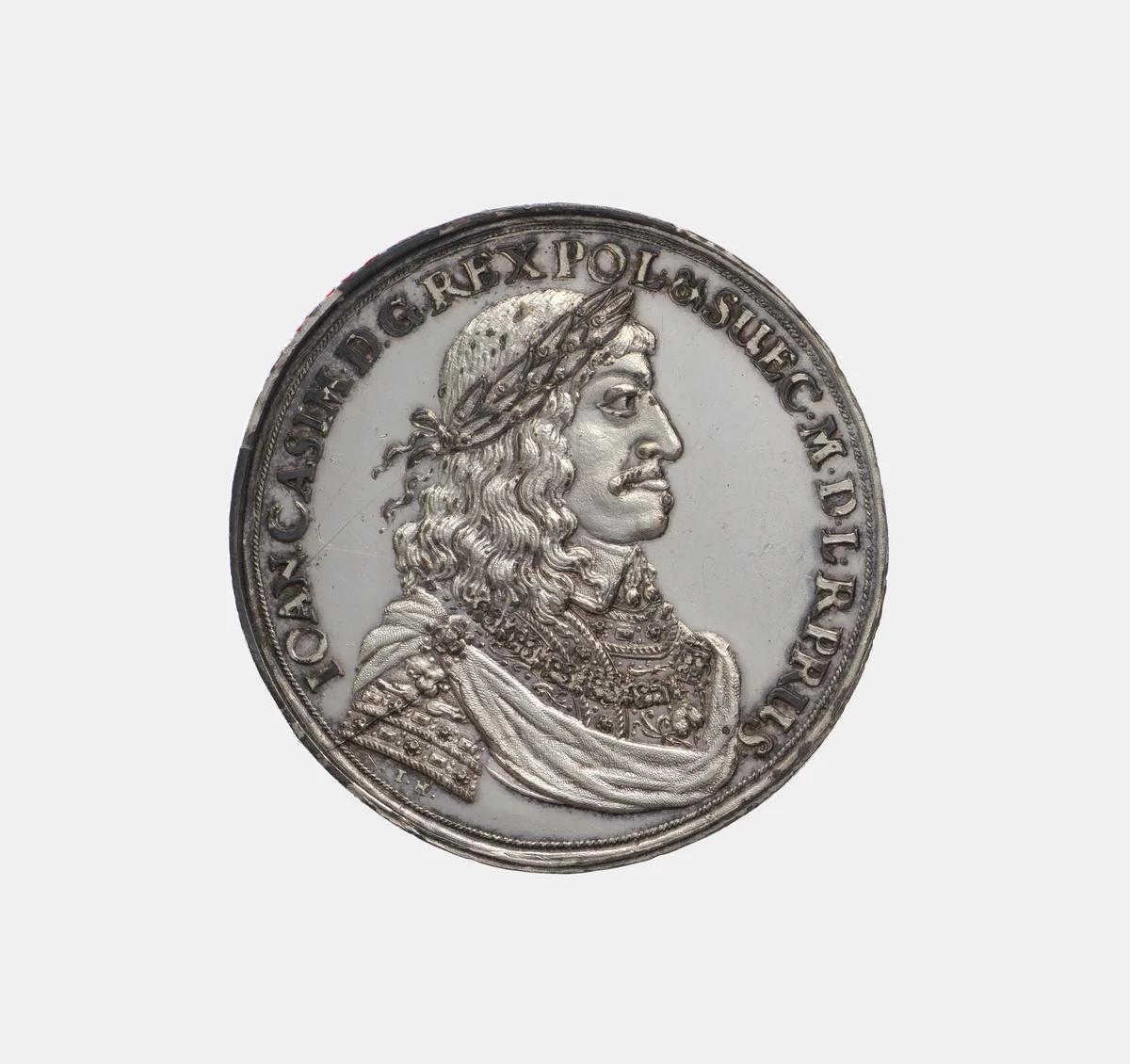 John Casimir by Johann Hoehn, metalwork, 1660