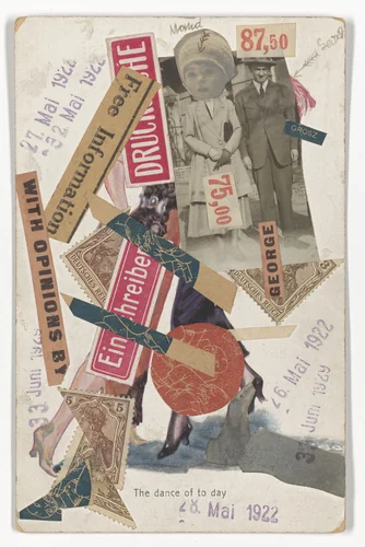 Untitled (The dance of to day) by George Grosz, drawing, 1922