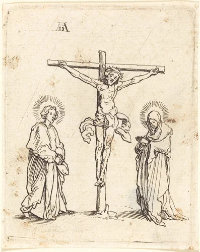 Christ on the Cross Between Saint John and Mary by Wenceslaus Hollar
Albrecht Dürer, print, 1642