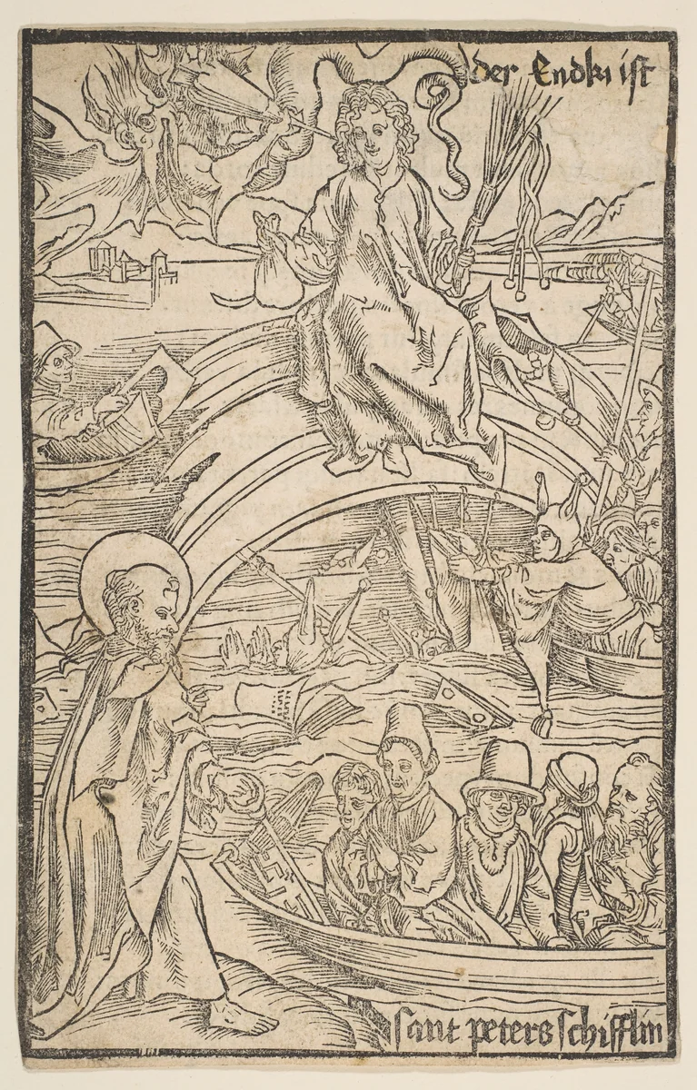Ilustration from Sebastian Brandt, Das Narrenschriff by Albrecht Dürer, print, 1485-1528