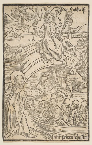 Ilustration from Sebastian Brandt, Das Narrenschriff by Albrecht Dürer, print, 1485-1528