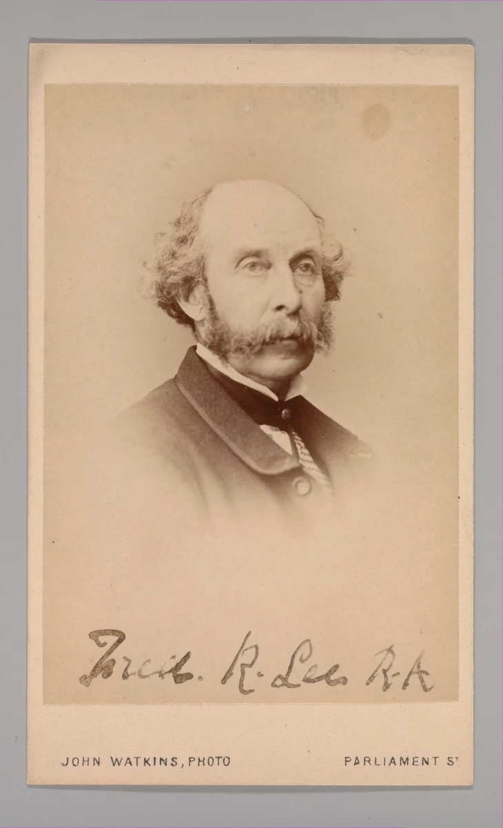 [Frederick Richard Lee] by John and Charles Watkins, photograph, 1860-1869