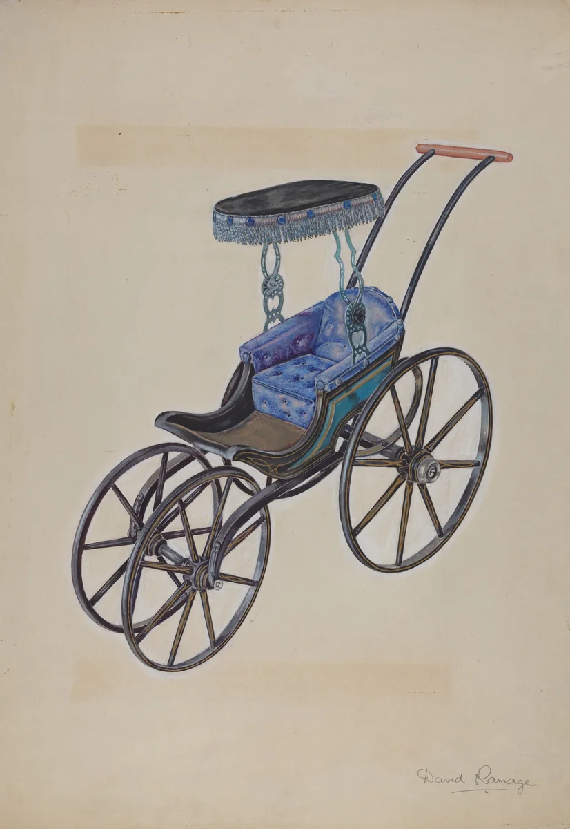 Doll Go-Cart by David Ramage, index of american design, 1937