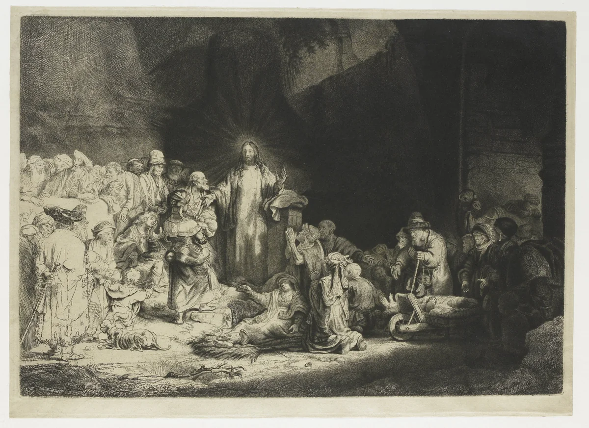The Hundred Guilder Print by Rembrandt van Rijn, print, 1775