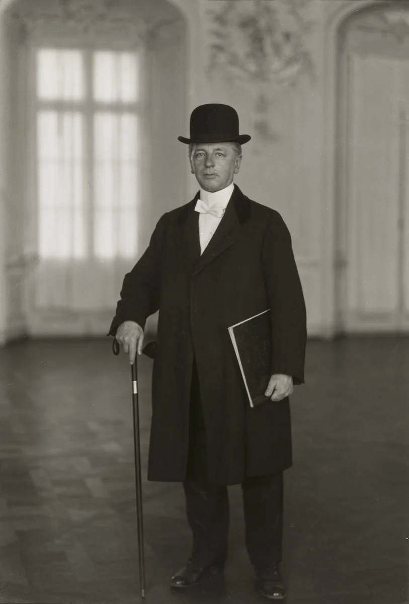 The Pianist [Max van de Sandt] by August Sander, photograph, 1925