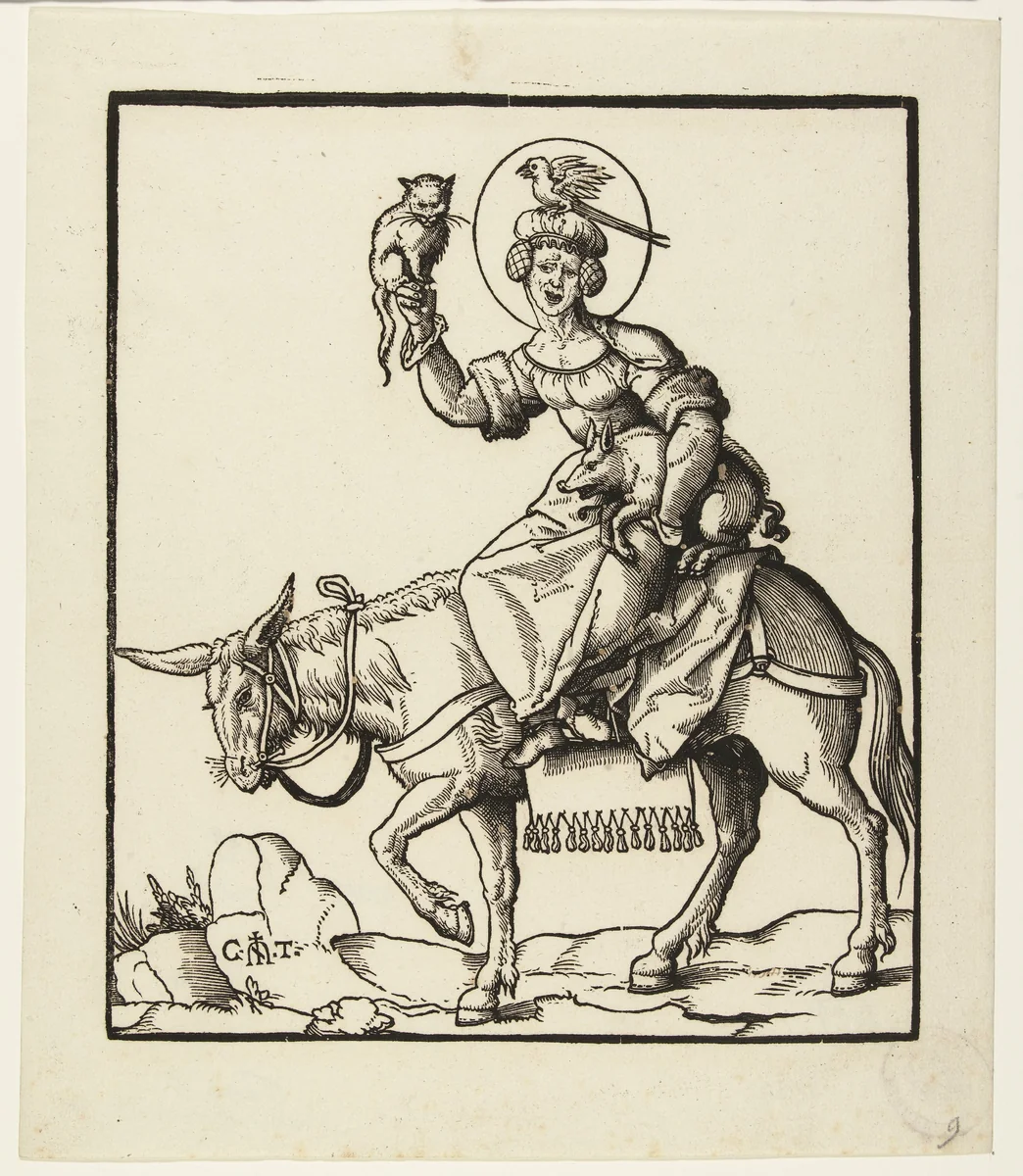 Sinte Aelwaer by Unknown, print, 1541-1546