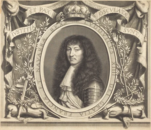 Louis XIV by Robert Nanteuil
Nicolas Mignard, print, 1661