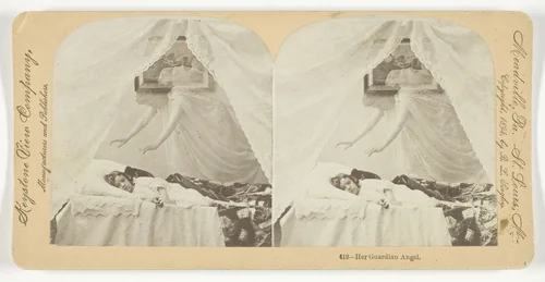 Her Guardian Angel by Keystone View Company, photograph, 1894