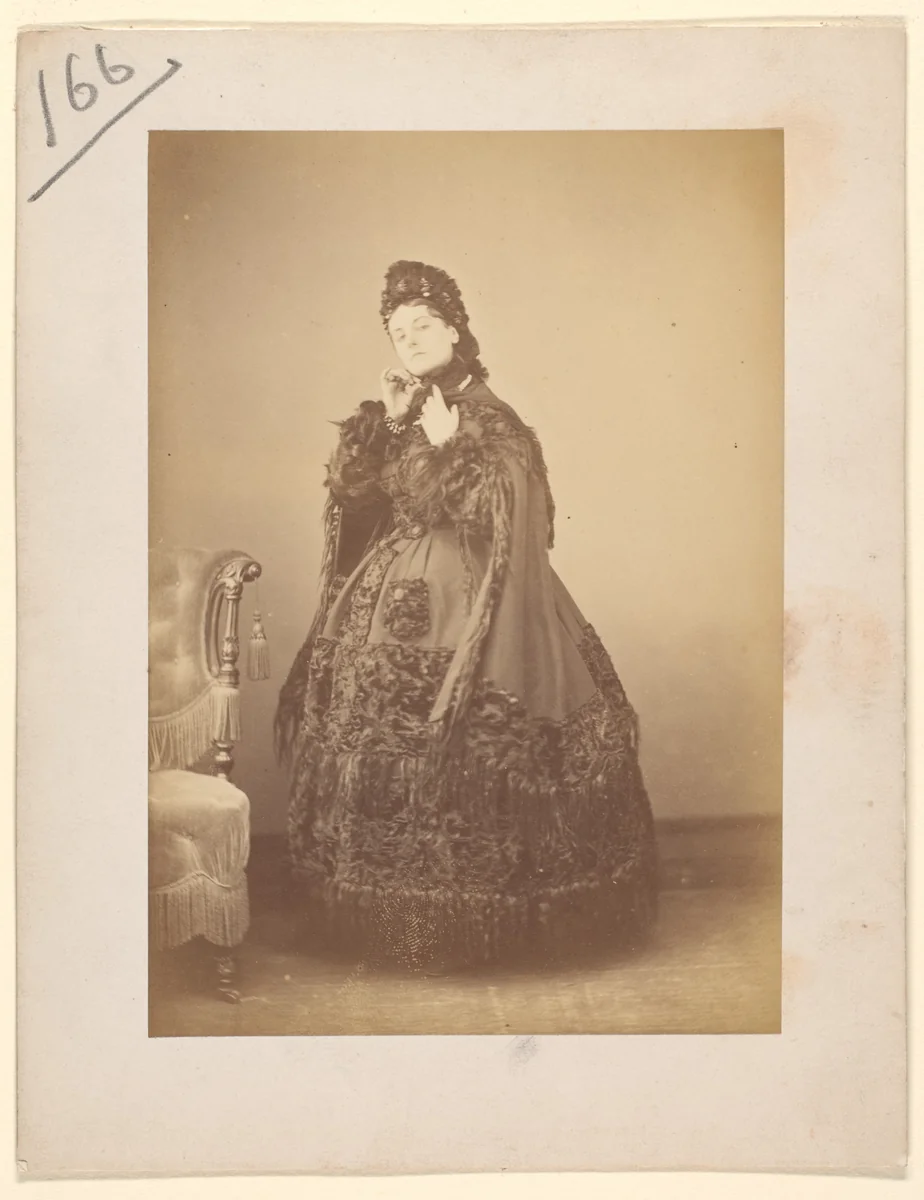Le Caracul (L'Astrakhan) by Pierre-Louis Pierson, photograph, 1860-1869