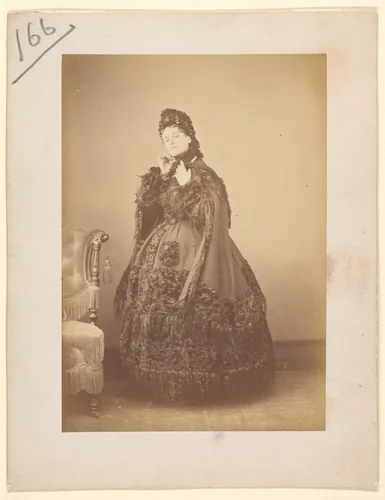 Le Caracul (L'Astrakhan) by Pierre-Louis Pierson, photograph, 1860-1869