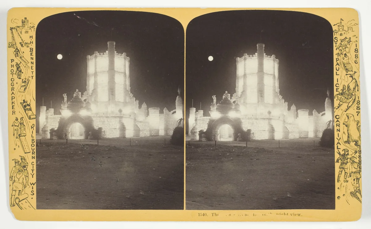 [Illedigible], , No. 1540 from the series "St. Paul Ice Carnival" by Henry Hamilton Bennett, photograph, 1868-1888