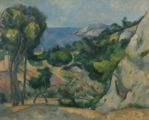 L'Estaque by Paul Cézanne, painting, 1879