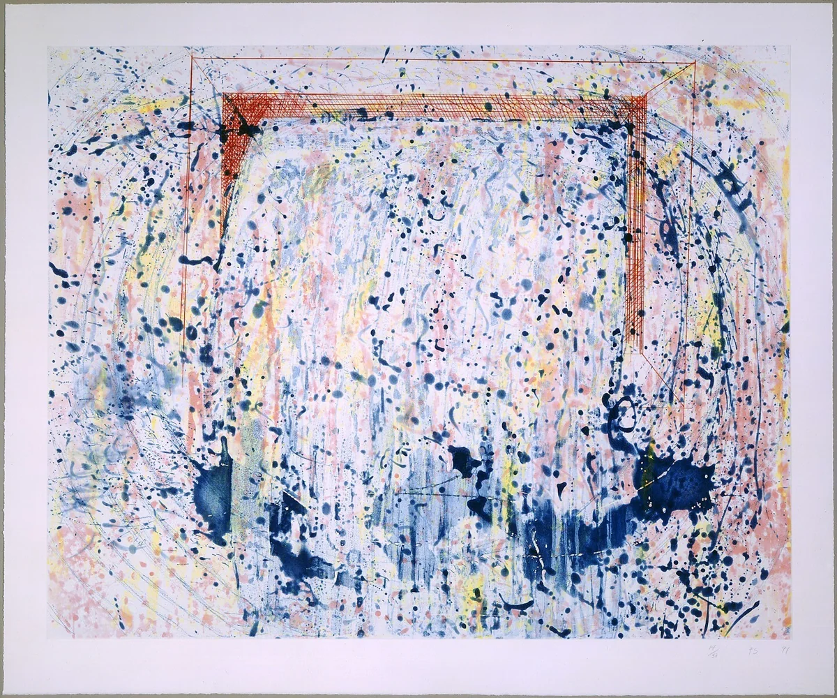 The Direction of Water by Pat Steir, print, 1991