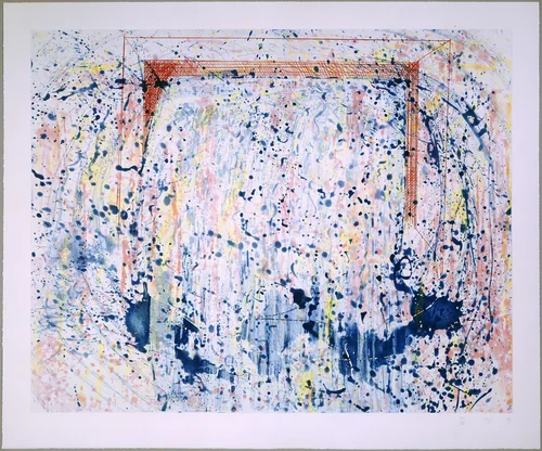 The Direction of Water by Pat Steir, print, 1991