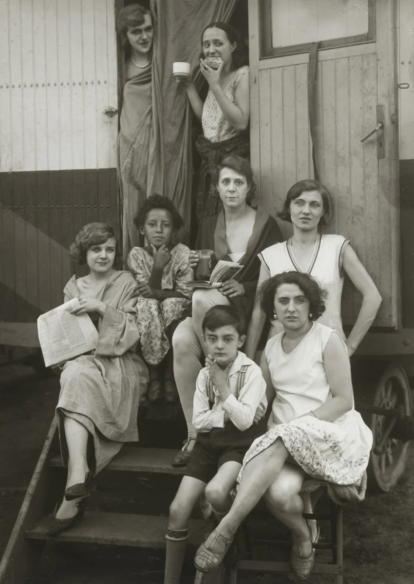 Circus Artists by August Sander, photograph, 1926