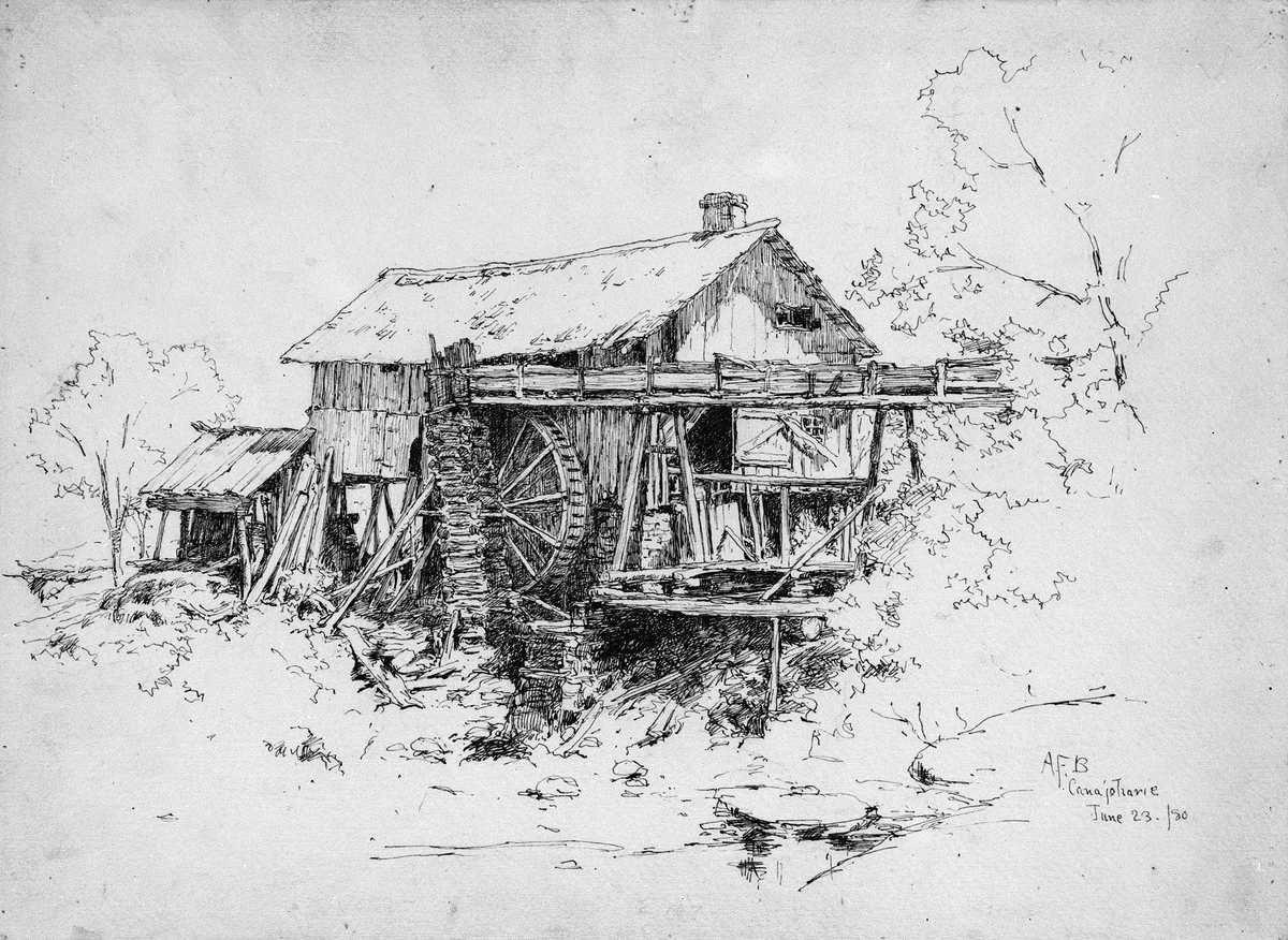 Canajoharie, New York by Andrew Fisher Bunner, artwork, 1880