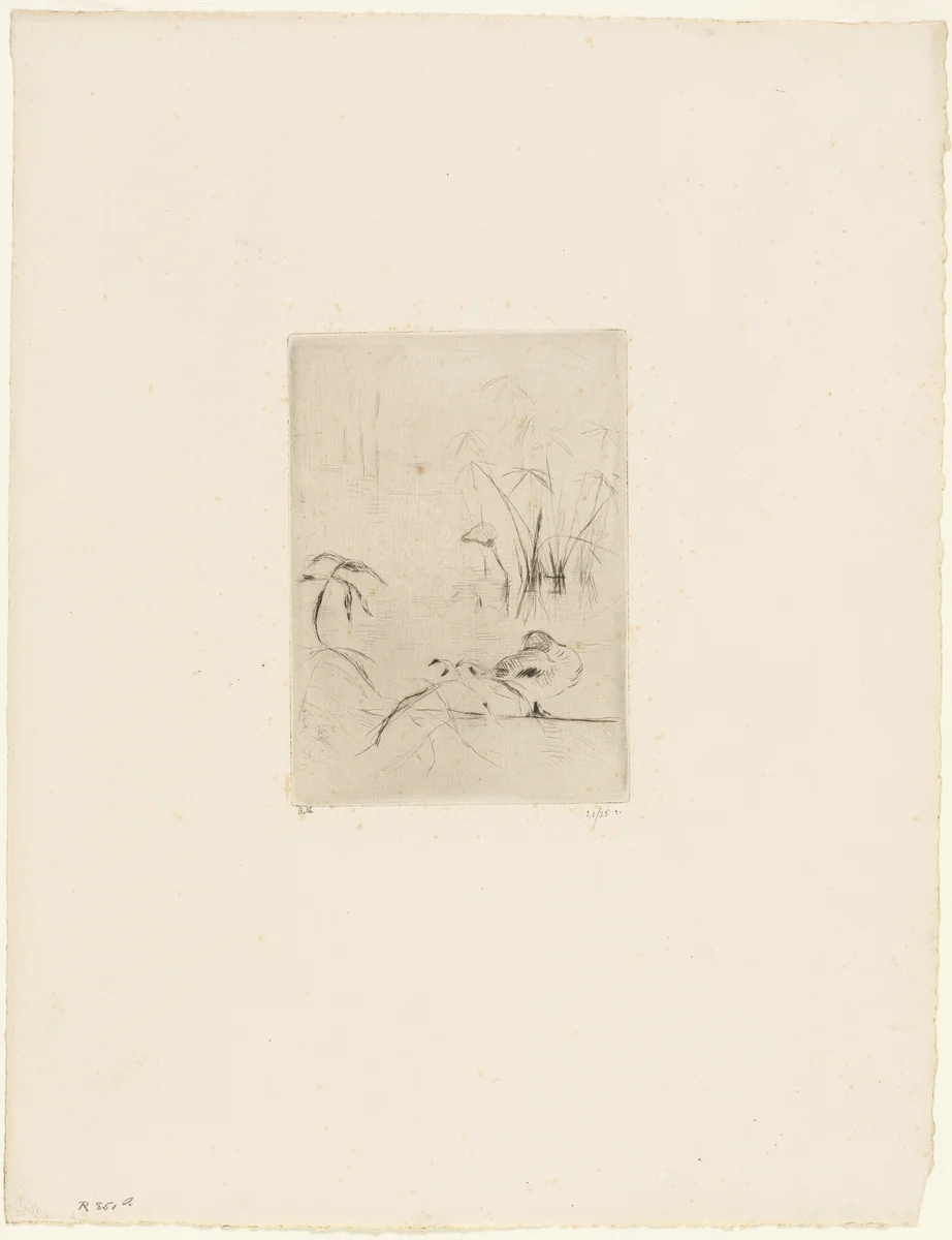 The Duck by Berthe Morisot, print, 1889
